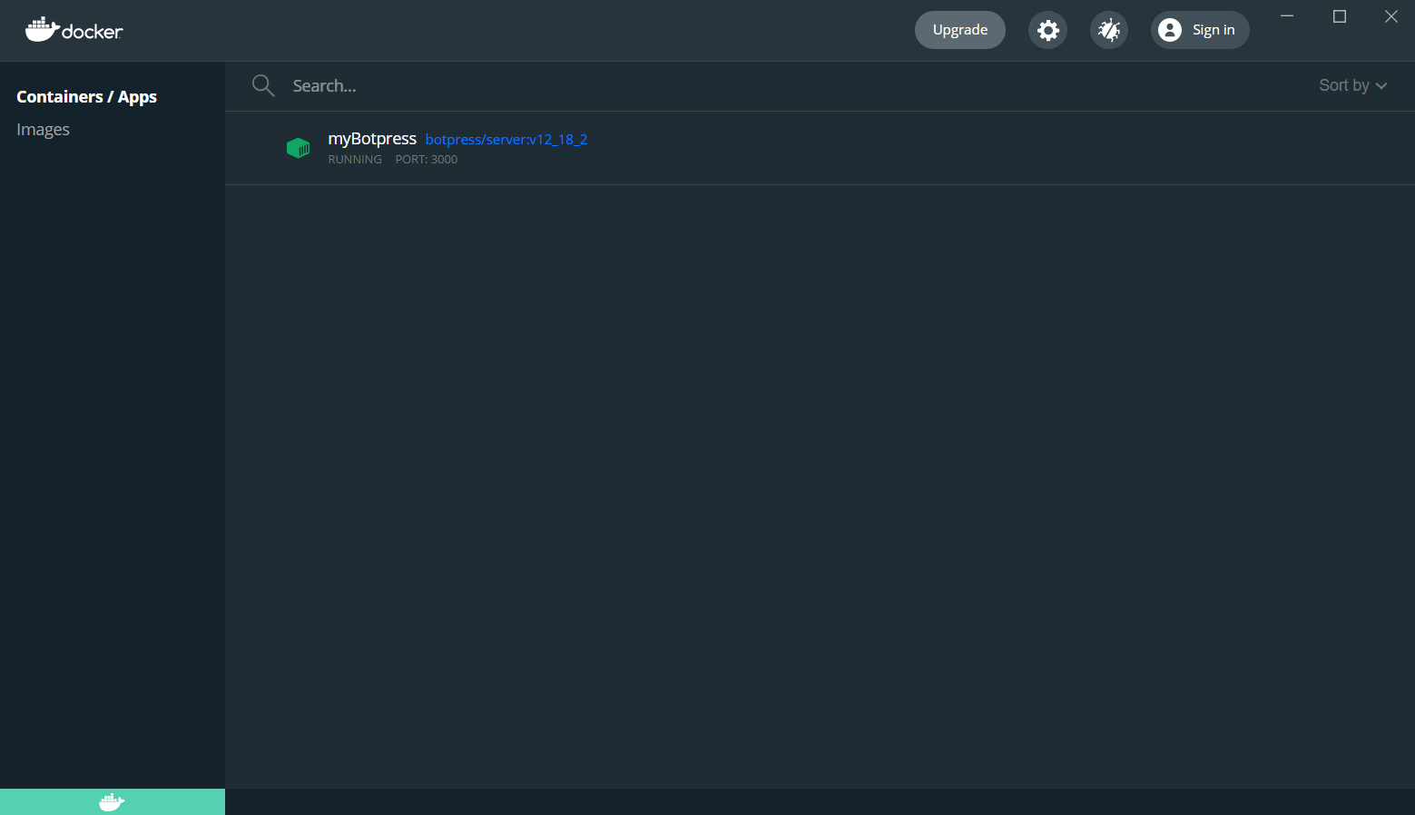 Botpress Container on Docker