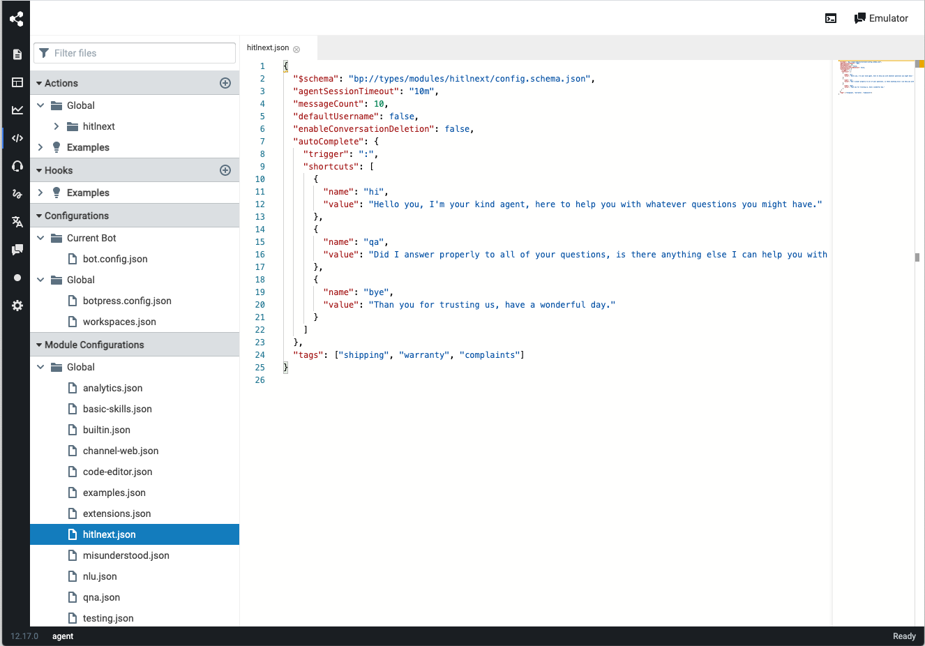 Module Configuration